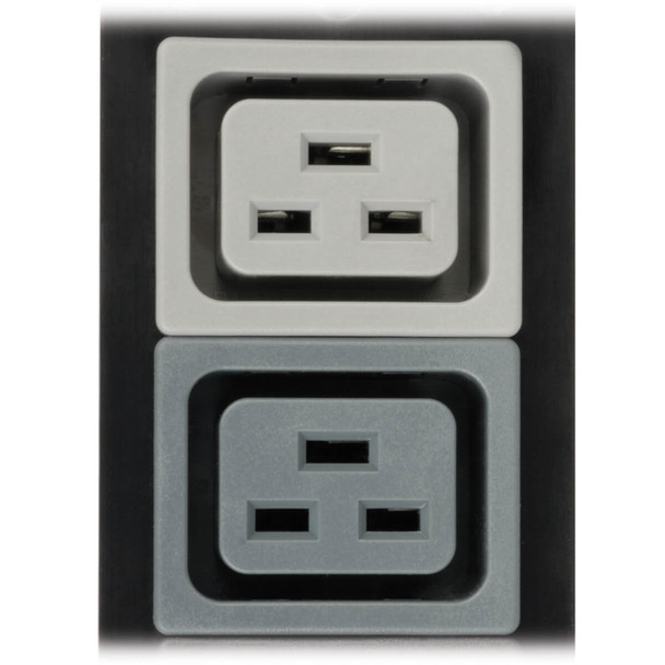 Tripp Lite 14.4kW 208V 3-Phase Basic PDU - 45 Outlets (36 C13, 3 C19, 3 L6-30R), Hubbell 50A CS8365C Input, 6 ft. Cord, 70 in. 0U, TAA PDU3V6H50A 037332255716