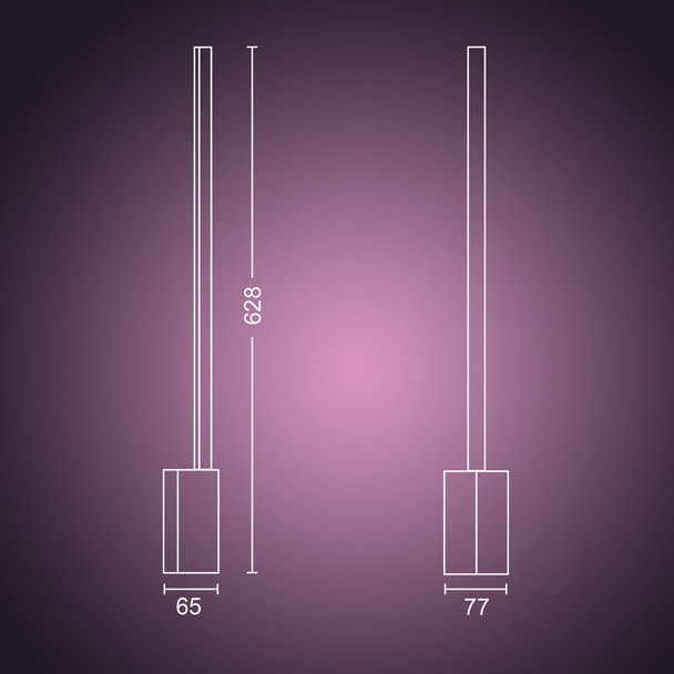 Philips Hue White and colour ambience 4080148U9 Smart table lamp 10 W Aluminium Bluetooth 4080148U9 046677803117