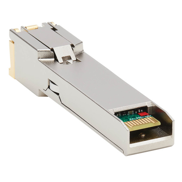 Tripp Lite N286-01GLC-TE Cisco-Compatible GLC-TE SFP Transceiver - 10/100/1000Base-TX, Copper, RJ45, Cat6, 328.08 ft. (100 m) N286-01GLC-TE 037332248978
