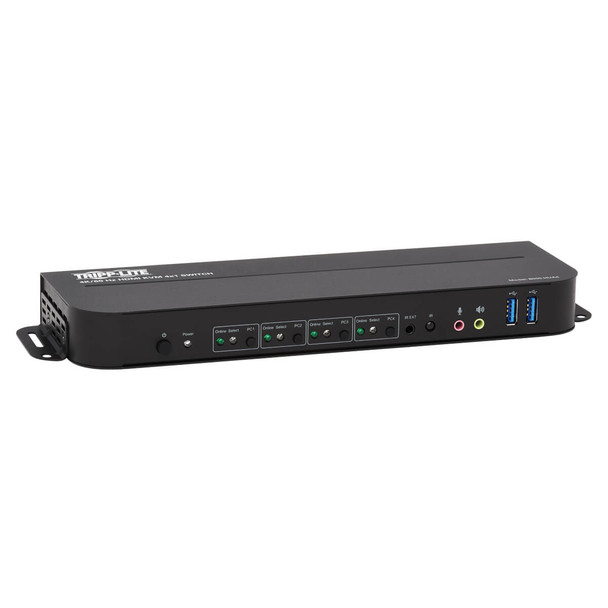 Tripp Lite B005-HUA4 4-Port HDMI/USB KVM Switch - 4K 60 Hz, HDR, HDCP 2.2, IR, USB Sharing B005-HUA4 037332254900