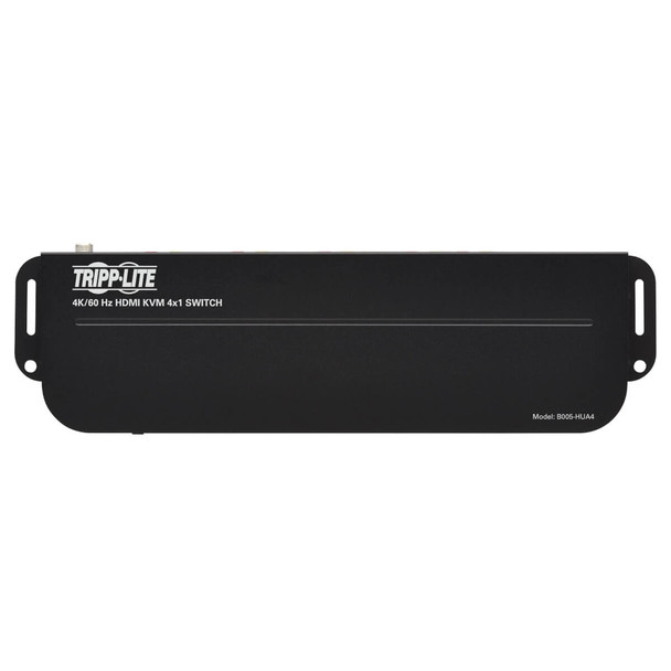 Tripp Lite B005-HUA4 4-Port HDMI/USB KVM Switch - 4K 60 Hz, HDR, HDCP 2.2, IR, USB Sharing B005-HUA4 037332254900