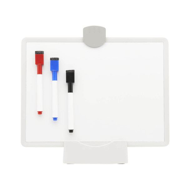Tripp Lite DMWP811VESAMW Magnetic Dry-Erase Whiteboard with Stand - VESA Mount, 3 Markers (Red/Blue/Black), White Frame DMWP811VESAMW 037332249166