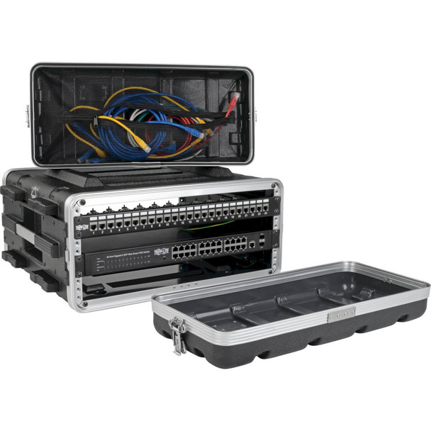 Tripp Lite SRCASE4U 4U ABS Server Rack Equipment Shipping Case SRCASE4U 037332210340