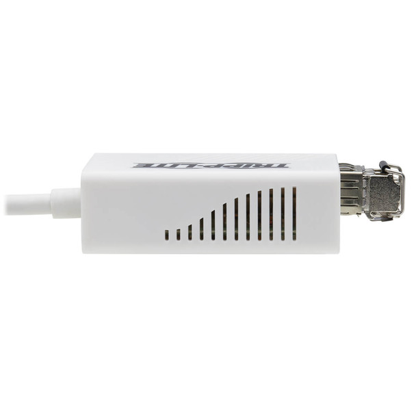 Tripp Lite U436-SMF-1G-LC USB-C 3.1 to Fiber Optic Transceiver Gigabit Ethernet Adapter, Singlemode, 1310 nm, LC, Up to 5 km U436-SMF-1G-LC 037332256874