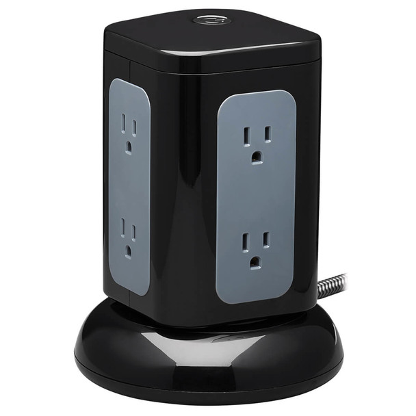 Tripp Lite TLP606UCTOWER surge protector Black, Grey 6 AC outlet(s) 120 V 2.44 m TLP606UCTOWER 037332260307