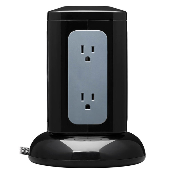 Tripp Lite TLP606UCTOWER surge protector Black, Grey 6 AC outlet(s) 120 V 2.44 m TLP606UCTOWER 037332260307