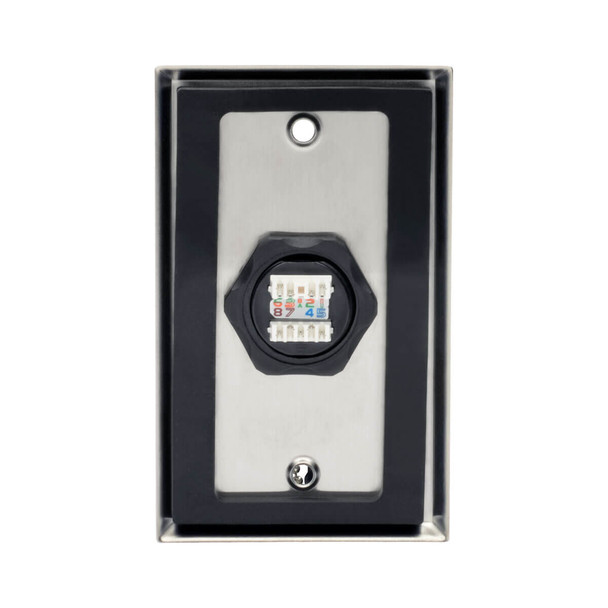 Tripp Lite N206-KJ01-IND Keystone Jack Cat6/Cat5e, RJ45, Shielded, Dust Cap, Industrial - 110 Punch Down, IP68, TAA N206-KJ01-IND 037332206190