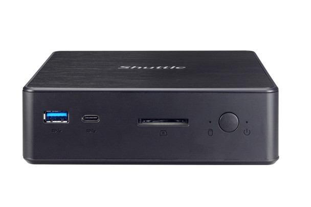Shuttle NC02U3 PC/workstation barebone Nettop Black BGA 1356 i3-6100U 2.3 GHz NC02U3 887993000855