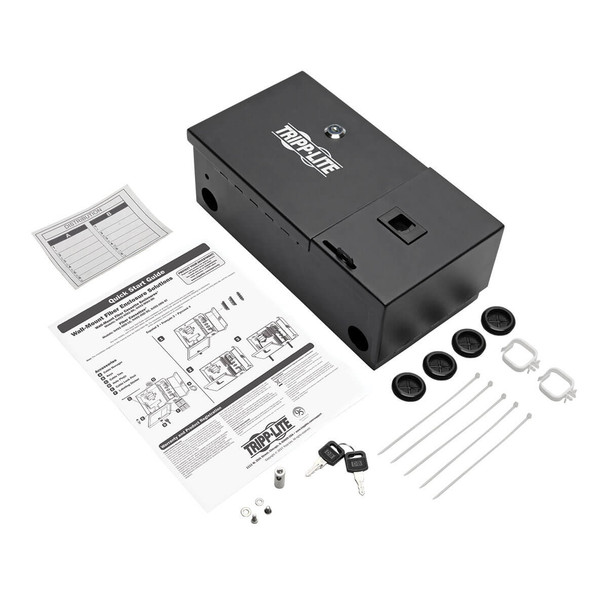 Tripp Lite N492-WM2-BK Wall-Mount Fiber Optic Distribution Enclosure, 2-Panel Capacity N492-WM2-BK 037332202932