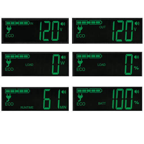 Tripp Lite ECO650LCD uninterruptible power supply (UPS) Standby (Offline) 0.65 kVA 325 W 8 AC outlet(s) ECO650LCD 037332161307