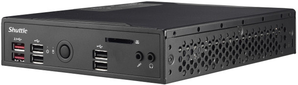 Shuttle XPС slim DS10U7 1.3L sized PC Black Intel SoC BGA 1528 i7-8565U 1.8 GHz DS10U7 887993001852