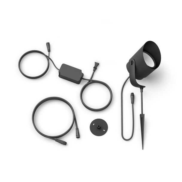 Philips Hue White and colour ambience 1736430VN Smart lighting spot 15 W Black 1736430VN 046677803469