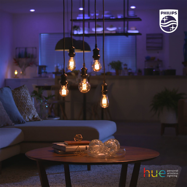 Philips Hue White 046677551810 smart lighting Smart bulb 7 W Black, Silver, Transparent Bluetooth/Zigbee 551812 046677551810