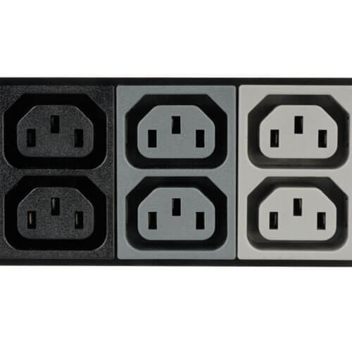 Tripp Lite PDU3XMV6G20 11.5kW 3-Phase Local Metered PDU, 208-240V (36 C13 & 9 C19), IEC-309 16/20A Red, 360-415V Input, 6 ft. (1.83 m) Cord, 0U Vertical PDU3XMV6G20 037332163912