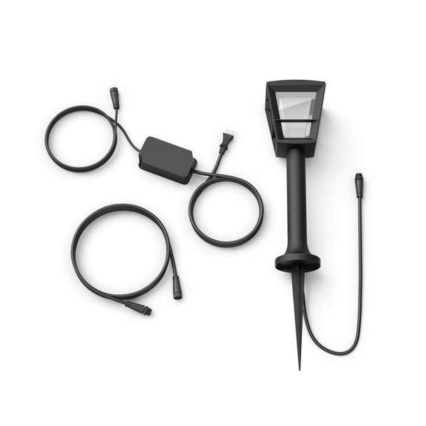 Philips Hue White and colour ambience 1736530VN Smart pedestal/post lighting 8 W Black 1736530VN 046677803476