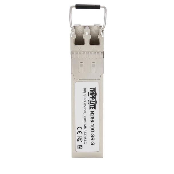 Tripp Lite N286-10G-SR-S Cisco-Compatible SFP-10G-SR-S SFP+ Transceiver - 10GBase-SR, DDM, Multimode LC, 850 nm, 300M (984.25 ft.) N286-10G-SR-S 037332249265