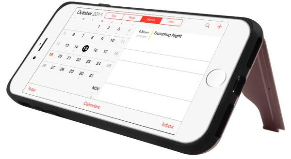 Macally KSTANDP7MRS mobile phone case 11.9 cm (4.7") Cover Gold, Pink KSTANDP7MRS 701107496672