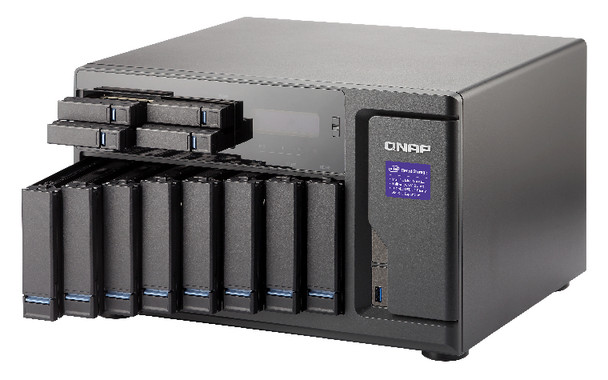QNAP TVS-1282 NAS Tower Ethernet LAN Black i5-6500 TVS-1282-I5-16G-US 885022011179