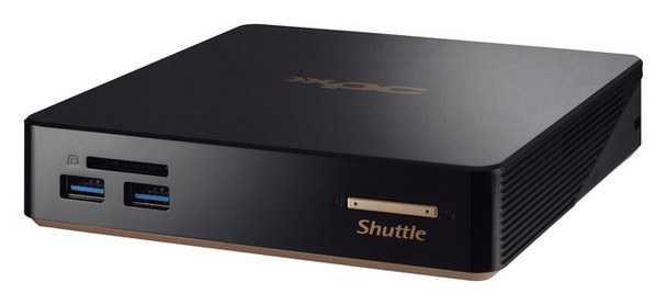 Shuttle NCO1U3 0.6L sized PC Black BGA 1168 i3-5005U 2 GHz NC01U3 887993000527