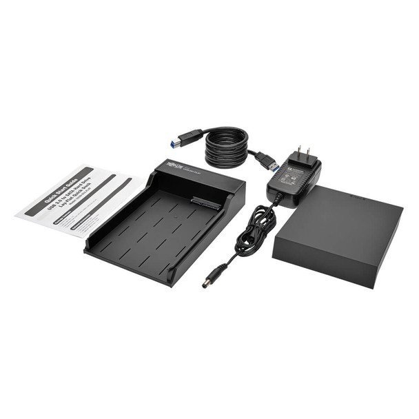 Tripp Lite USB 3.0 to SATA Hard Drive Lay-Flat Enclosure for 3.5-in. HDD and SSD U339-001-FLAT 037332188120