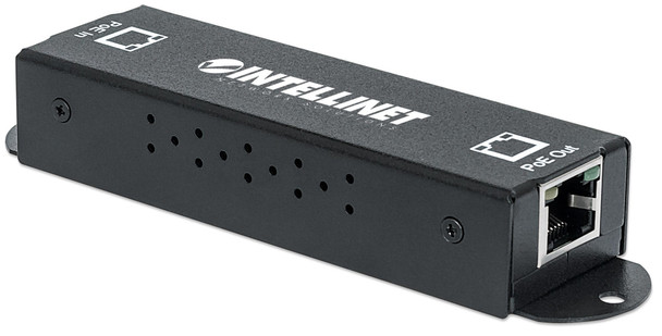 Intellinet Gigabit High-Power PoE+ Extender Repeater, IEEE 802.3at/af Power over Ethernet (PoE+/PoE), metal 560962 766623560962