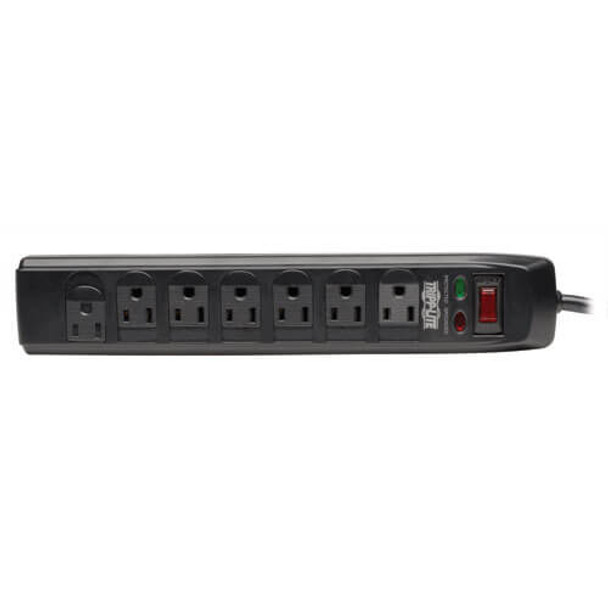 Tripp Lite TLP706TELC surge protector Black 7 AC outlet(s) 120 V 1.8 m TLP706TELC 037332175205