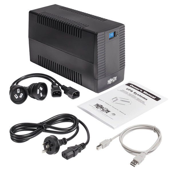 Tripp Lite OMNIVSX1500A 1500VA 900W 230V Line-Interactive UPS - 8 C13 Outlets, 2 Australian Outlet Adapters, LCD, USB, Tower OMNIVSX1500A 037332255242