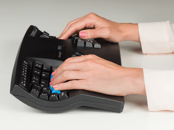 Kinesis Advantage2 Quiet LF keyboard USB QWERTY Black KB600LFQ 607998600115