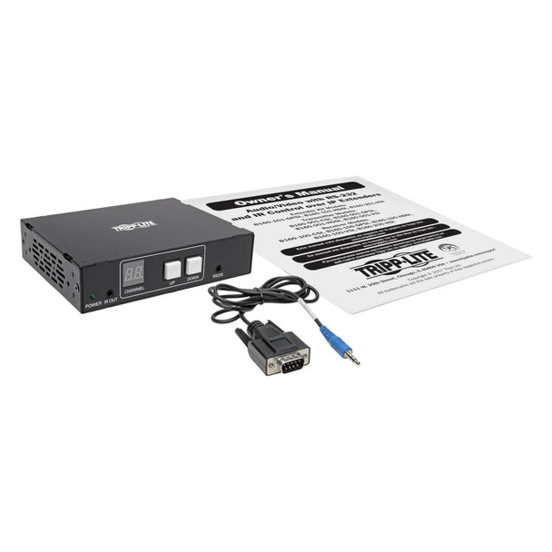Tripp Lite B160-001-DPSI DisplayPort over IP Extender Transmitter over Cat5/Cat6, RS-232 Serial and IR Control, 1920 x 1080, 328 ft. (100 m), TAA B160-001-DPSI 037332196668