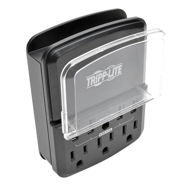 Tripp Lite SK34USBB surge protector Black, Transparent 3 AC outlet(s) 120 V SK34USBB 037332195319