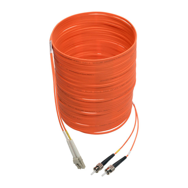 Tripp Lite N318-15M Duplex Multimode 62.5/125 Fiber Patch Cable (LC/ST), 15M (50 ft.) N318-15M 037332134967