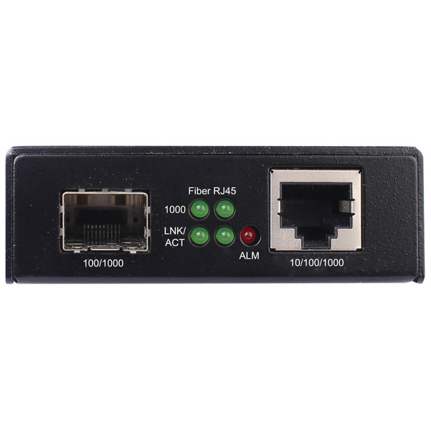 Tripp Lite Hardened Gigabit Fiber to Ethernet Media Converter, 10/100/1000 Mbps, RJ45/SFP, -10° to 60°C N785-H01-SFP 037332268563