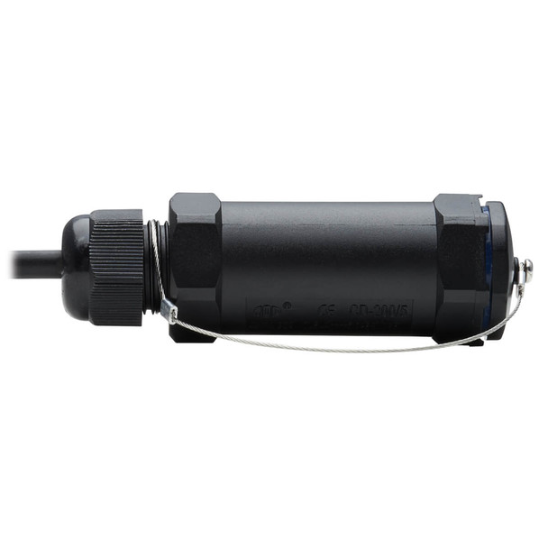 Tripp Lite P568FA-50M-W High-Speed Armored HDMI Fiber Active Optical Cable (AOC) with Hooded Connectors - 4K @ 60 Hz, HDR, IP68, M/M, Black, 50 m P568FA-50M-W 037332260987