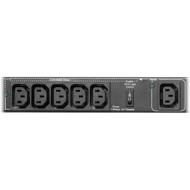 Tripp Lite PDUBHV101U 200-250V 10A Single-Phase Hot-Swap PDU with Manual Bypass - 6 C13 Outlets, 2 C14 Inlets, 1U Rack/Wall PDUBHV101U 037332253095