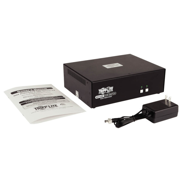 Tripp Lite 2-Port Dual-Monitor Secure KVM Switch, HDMI - 4K, NIAP PP3.0, Audio, TAA B002A-UH2A2 037332261540