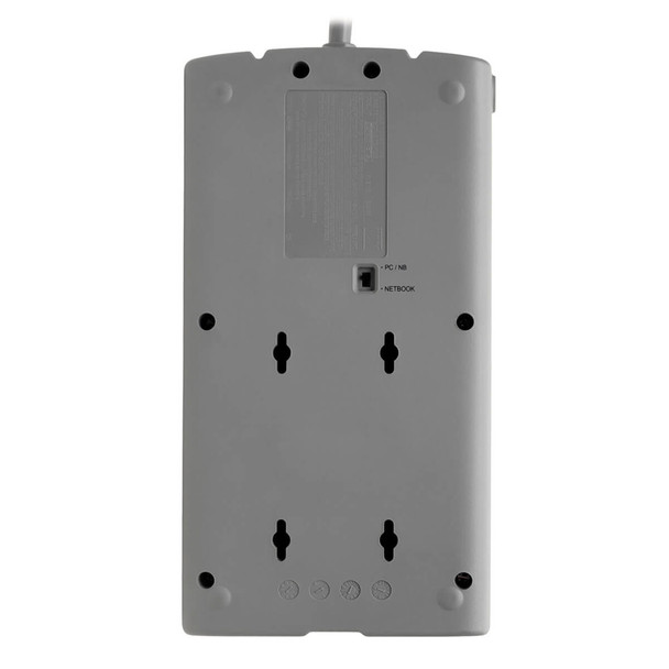 Tripp Lite TLP808NETG surge protector Grey 8 AC outlet(s) 120 V 2.4 m TLP808NETG 037332152404
