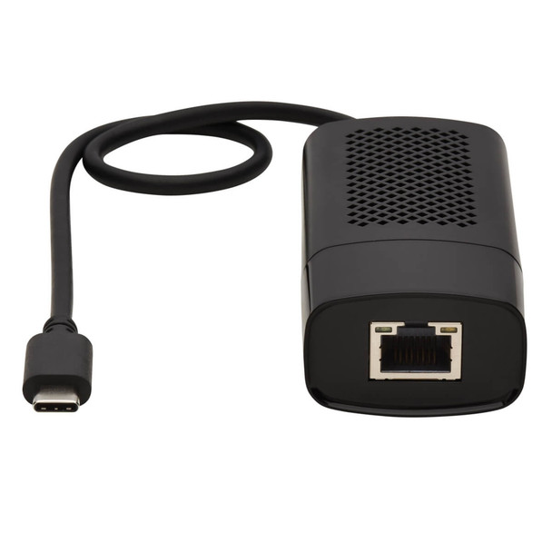 Tripp Lite U436-06N-2P5-B USB-C to RJ45 Gigabit Ethernet Network Adapter (M/F) - USB 3.1 Gen 1, 2.5 Gbps Ethernet, Black U436-06N-2P5-B 037332249098