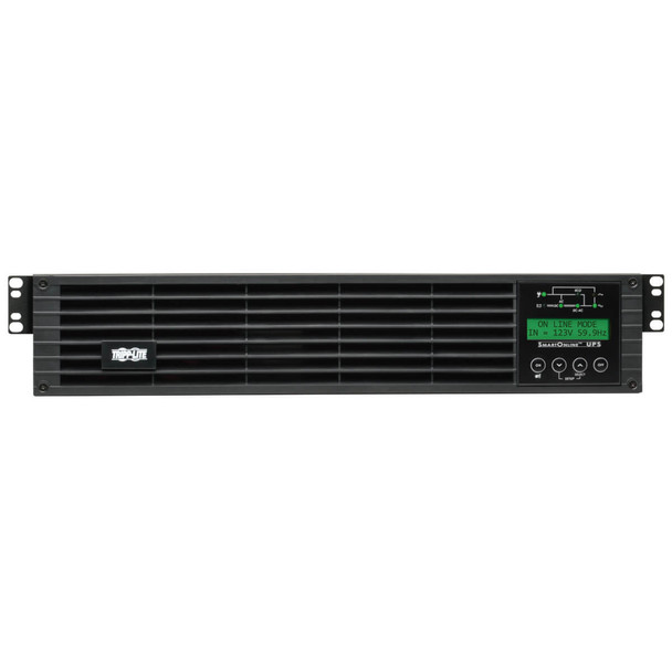 Tripp Lite 120V 2000VA 1.8kW Double-Conversion UPS - 7 Outlets, Extended Run, Card Slot, LCD, USB, DB9, 2U SU2000RTXLCD2U 037332248534