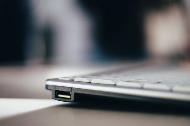 BakkerElkhuizen UltraBoard 950 keyboard USB QWERTY US International Silver, White BNEU950US 8719274671893