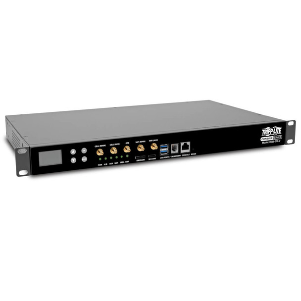 Tripp Lite 16-Port Console Server, USB Ports (2) - 4G LTE, Dual GbE NIC, 16Gb Flash, SD Card, Wi-Fi, Desktop/1U Rack, TAA B098-016-V 037332218070