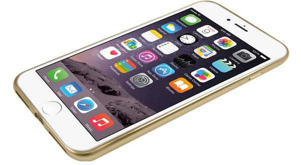 Macally LUXRP7MGO mobile phone case 11.9 cm (4.7") Cover Gold, Transparent LUXRP7MGO 701107496528