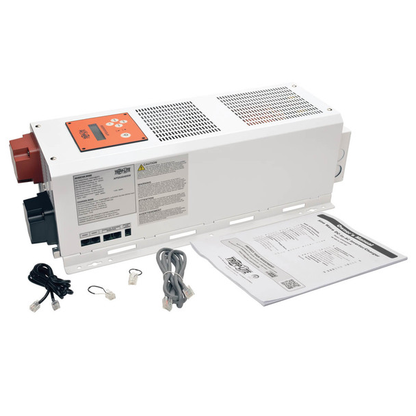 Tripp Lite APSX4048SW 4000W APS X Series 48VDC 220/230/240V Inverter/Charger with Pure Sine-Wave Output, ATS, Hardwired APSX4048SW 037332179067