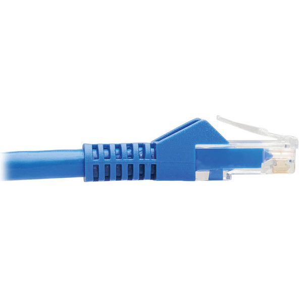 Tripp Lite NM12-604-02M-BL M12 X-Code Cat6 1G UTP CMR-LP Ethernet Cable (Right-Angle M12 M/RJ45 M), IP68, PoE, Blue, 2 m (6.6 ft.) NM12-604-02M-BL 037332265623