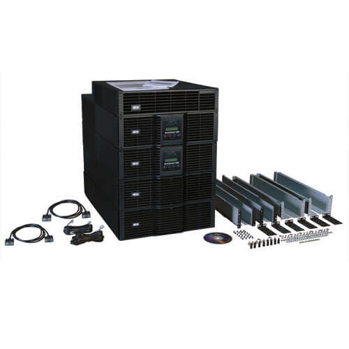 Tripp Lite SmartOnline 208/120V or 240/120V 16kVA 14.4kW On-Line Double-Conversion UPS, N+1, Extended Run, SNMP, Webcard, 14U Rack/Tower, USB, DB9 Serial SU16KRT-1TF 037332158253