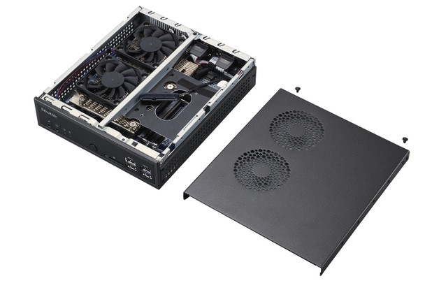Shuttle XPС slim DA320 1.35L sized PC Black AMD A320 Socket AM4 DA320 887993002767