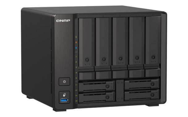 QNAP TS-h973AX NAS Tower Ethernet LAN Black V1500B TS-H973AX-8G-US 885022020676
