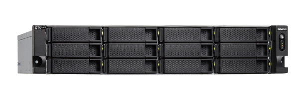 QNAP TS-h1283XU-RP NAS Rack (2U) Ethernet LAN Black E-2236 TS-H1283XU-RP-E2236-32G-US 885022018611