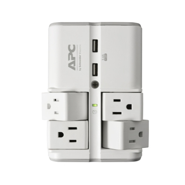 APC PE4WRU3 surge protector White 4 AC outlet(s) 120 V PE4WRU3 731304343677