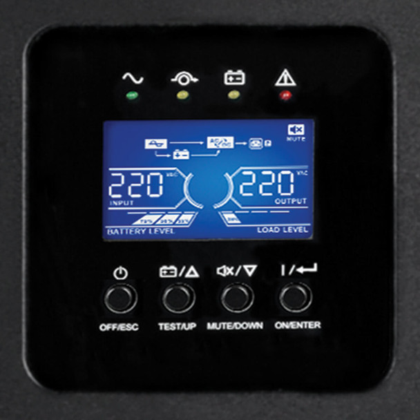 Tripp Lite S3M30KX SmartOnline S3MX Series 3-Phase 380/400/415V 30kVA 27kW On-Line Double-Conversion UPS S3M30KX 037332213624