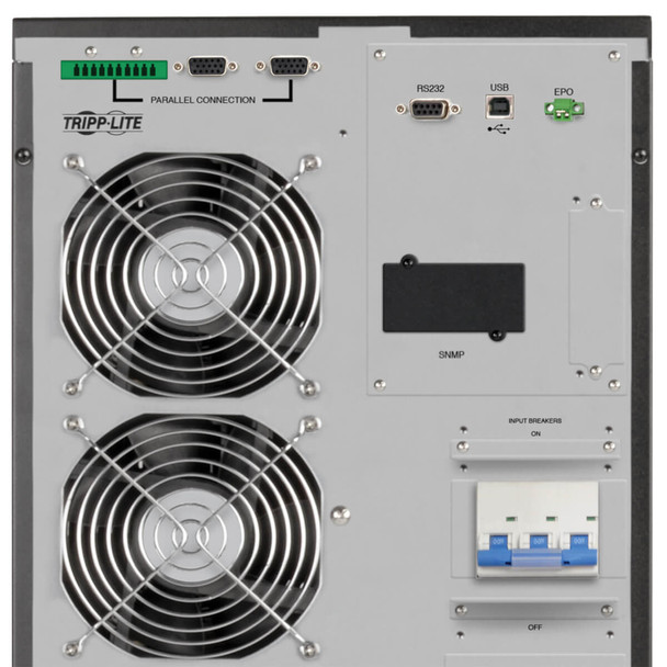 Tripp Lite S3M30KX SmartOnline S3MX Series 3-Phase 380/400/415V 30kVA 27kW On-Line Double-Conversion UPS S3M30KX 037332213624